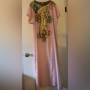 Pink Mumu w/elaborate sequins